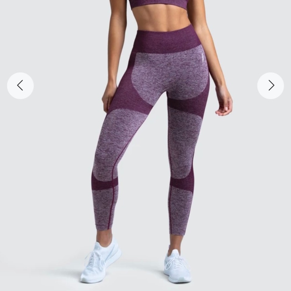 Impact Seamless Leggings - Plum Purple